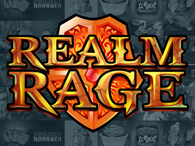 Realm Rage Logo Design By Harvey Lanot On Dribbble