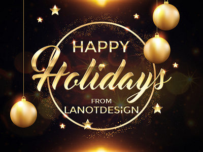 Happy holiday from Lanotdesign greetings holidaychristmas seasonsgreetings