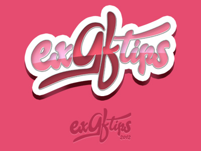 ExGFTips Logo design logo photoshop
