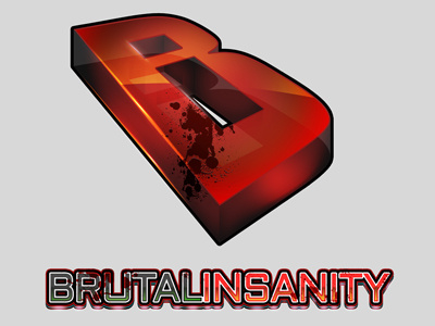 Lanotdesign Brutalinsanity Logo Dribbble brutal design forums insanity lanotdesign logo starcraft2