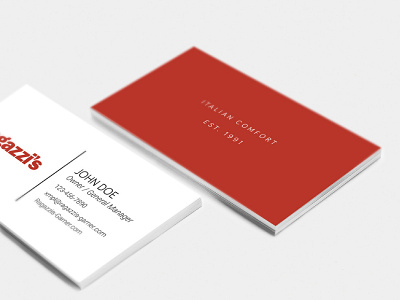 Business Card Design, Ragazzi's