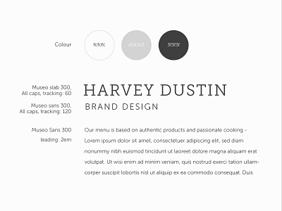 Brand overview, Harvey Dustin brand brand guide colors identity nc north carolina raleigh typeface