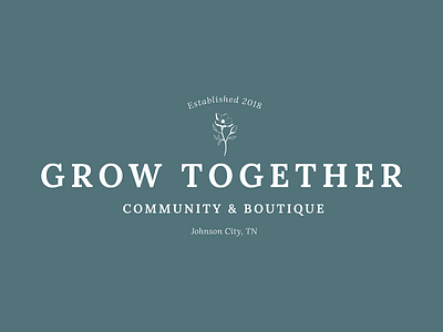 Grow Together - Primary logo lockup brand brand design branding identity identity design logo logodesign nc raleigh