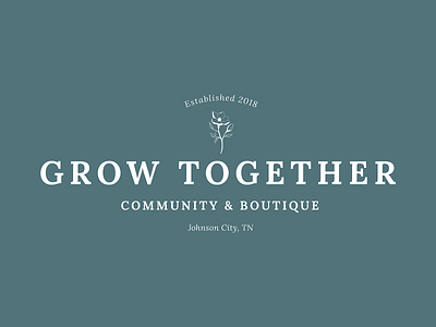 Grow Together - Primary logo lockup