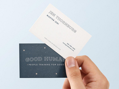 Good Human - Identity Business Card Mockup