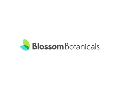 Blossom Botanicals Branding brand branding cannabis health logo medicine text wellness