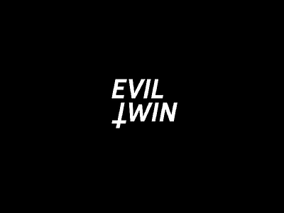 Eviltwin album cover branding logo music
