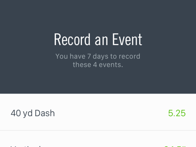 Record an Event app capture football ios mobile nike record sports