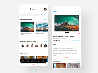 Travel and Hotel Booking App adobe dribbble figma figmadesign hotel booking app mobile app design travel app ui design ux ux design
