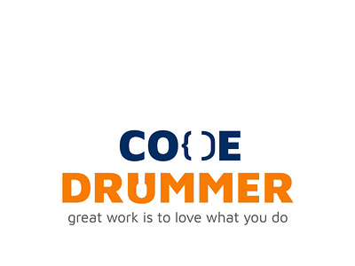 Code Drummer - Logo Design ⭐