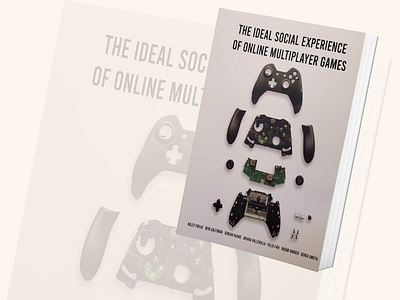 "Ideal Social Experience of Online Multiplayer Games" Cover design lextant magazine magazine cover magazine design mockup