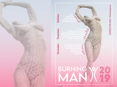 Burning Man 2019 Poster Concept art burningman design graphic poster poster art visual visual design