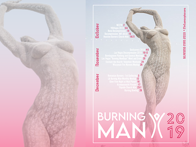 Burning Man 2019 Poster Concept
