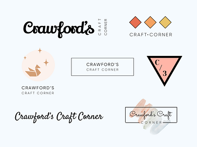 Crawford's Logotype Iteration 01 branding design logo mockup mockups