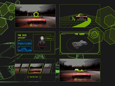 Racing UI and HUD car concept design game gaming hud race racing reality ui ux virtual vr