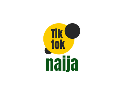 Tiktok naija africa behance design dribble drinks lagos logo design nigeria tiktok travel