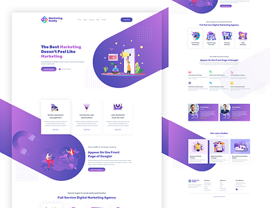 Marketing Buddy | UX Friendly Modern Web Template