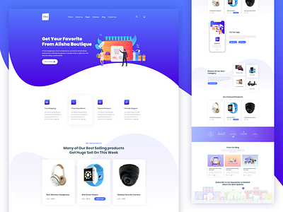 Alisa Shopping Web Template