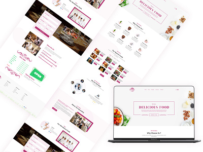 Moms Treat | Complete Web Template for Restaurant