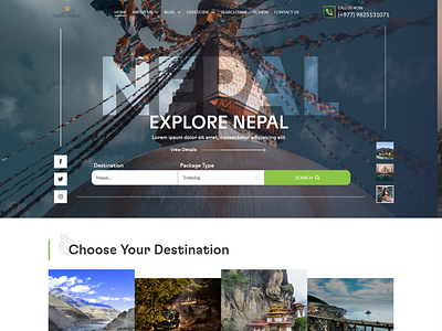 travel company website anjit company nepal travel travel agency travelwebsite visit2020 webdesign website