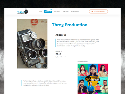 About us page- company adobexd anjit company ui webdesign website