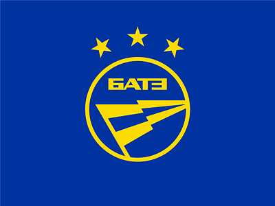 FC BATE belarus champions league design factory flag football football club lightning logo logo design minimalism q10 sport sports sports branding sports design sports identity sports logo