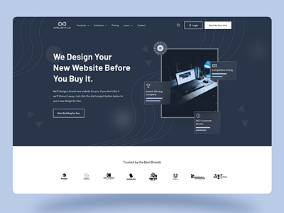 It Company Landing Page Design with Figma