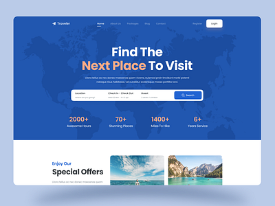 Travel Agency Landing Page With Figma