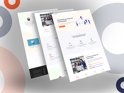 Responsive and Modern WordPress Agency Website design elementor elementor pro psd to html psd to wordpress typography web design webdesign webdevelopment wordpress wordpress design