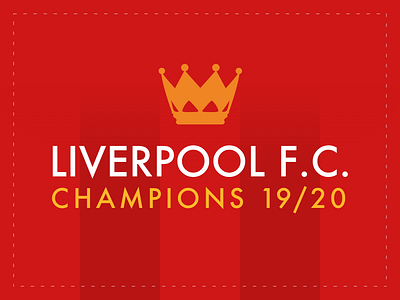 Liverpool F.C. champions crown football gold illustration lfc liverpool liverpool fc liverpoolfc red soccer trophy winners