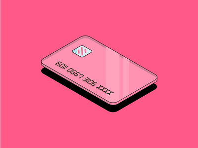 Busha Card design flat illustration ui ux