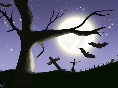 Halloween themed illustration