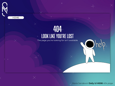 Daily UI #008 - 404 page 404 page challenge dailyui dailyuichallenge design interface ui web webdesign