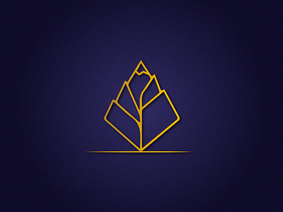 Logo Design: Mountain Leaf design designs flat icon illustration illustrator logo logo design logodesign logos logotype minimal modern design modern logo morden mortgage vector website