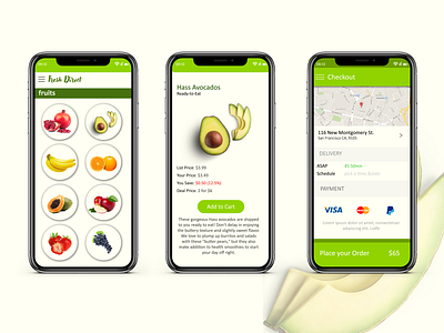 UI Design: Fruit Direct app app design apparel apple application branding design flat icon illustration logo typography ui ui ux ui design uidesign uiux ux vector website