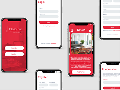 UI Design: Interior Design app app design apparel apple application branding design designs flat illustration logo typography ui ui ux ui design uidesign uiux ux vector website