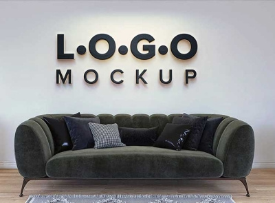 WALL ROOM LOGO MOCKUP