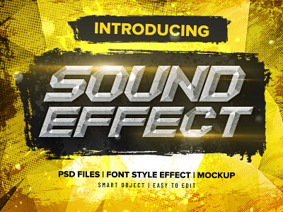 SOUND – PHOTOSHOP TEXT EFFECT