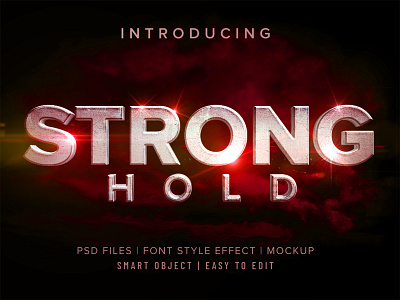 STRONGHOLD – PHOTOSHOP TEXT EFFECT texteffect