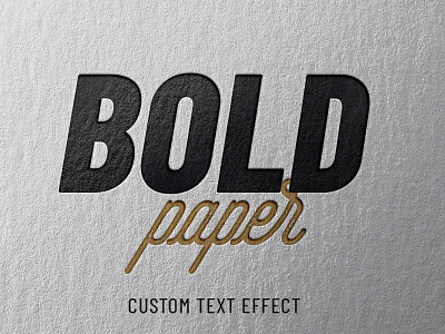 FREE PRESSED PAPER PHOTOSHOP TEXT EFFECT text effects