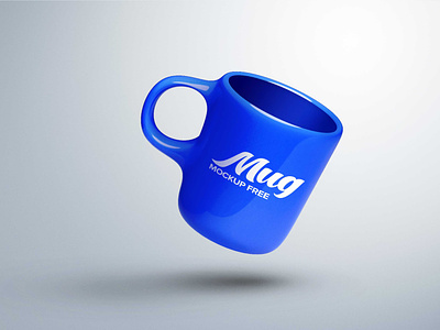 Free mug coffee cup mockup wall mockup