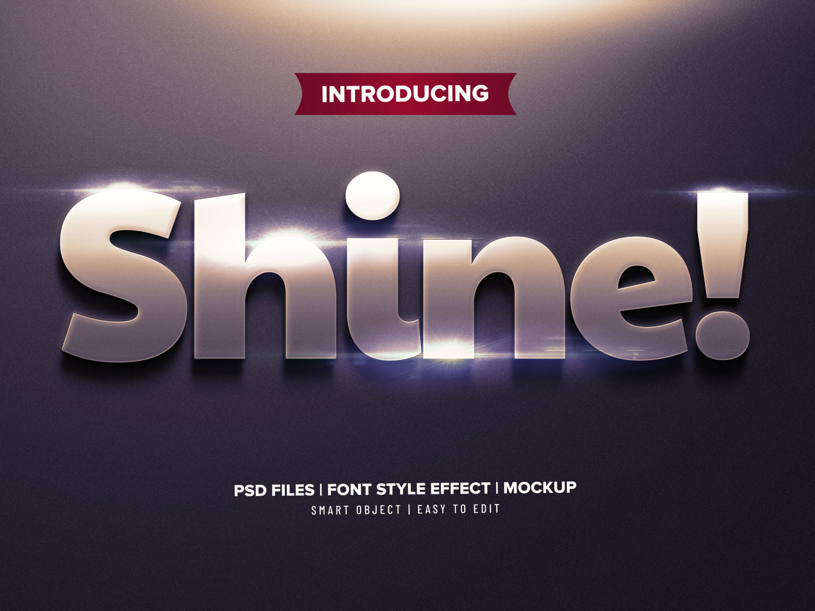 FREE METAL SHINE PSD TEXT EFFECT By Design4months On Dribbble