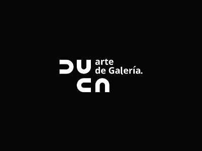 duca arte de galeria art gallery art logo brand branding business company design gallery identity logo logodesign logos logotype minimal museum typeface