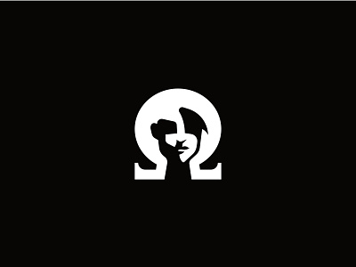 Omega Woman Logo brand branding company design face logo identity illustration logo logo brand logodesign omega woman logo