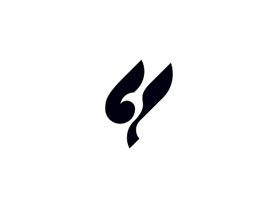 Flying Bird Logo bird bird logo brand branding business design fly icon identity logo logo brand logodesign logos minimal minimalist negativespace symbol wing