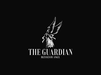The Angel Guardian Logo brand branding business design graphic design identity illustration logo logodesign vector