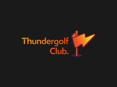 Thundergolf Club Logo brand branding business club design golf golf flag graphic design identity illustration logo logo brand logodesign logos sport symbol
