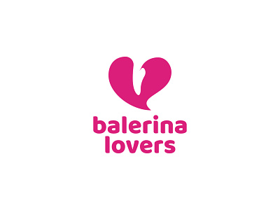 Balerina Lovers Logo adorable brand branding business class community identity logo