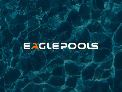 Eagle Pools | Redesign Logo brand branding business eagle pools identity logo modern logo pool service rebranding redesign logo service