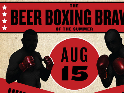 Beer Boxing Event Poster